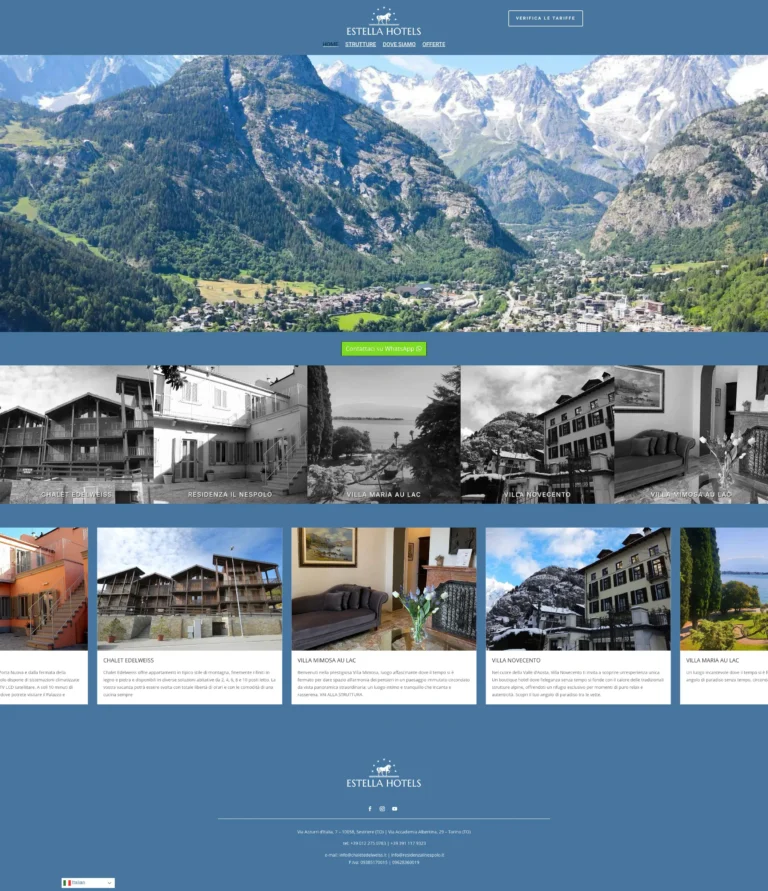 Estella Hotels Group web sites
