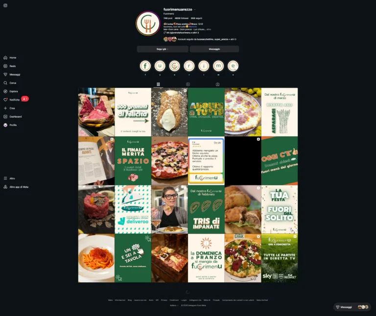 fuorimenu gestione social